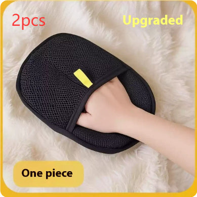 Pet Hair Remover Mitt Pet Hair Remover Gloves Deshedding Brush Glove For Dog Cat Rabbit With Long Short Curly Hair Petcare