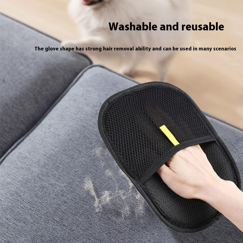 Pet Hair Remover Mitt Pet Hair Remover Gloves Deshedding Brush Glove For Dog Cat Rabbit With Long Short Curly Hair Petcare