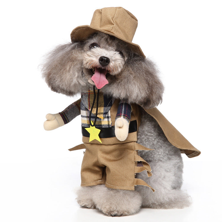 Cosplay Pet Supplies Standing Outfit Funny Dog Clothes Upright Outfit Halloween Christmas Dress Up Pet Outfit LoyalTails