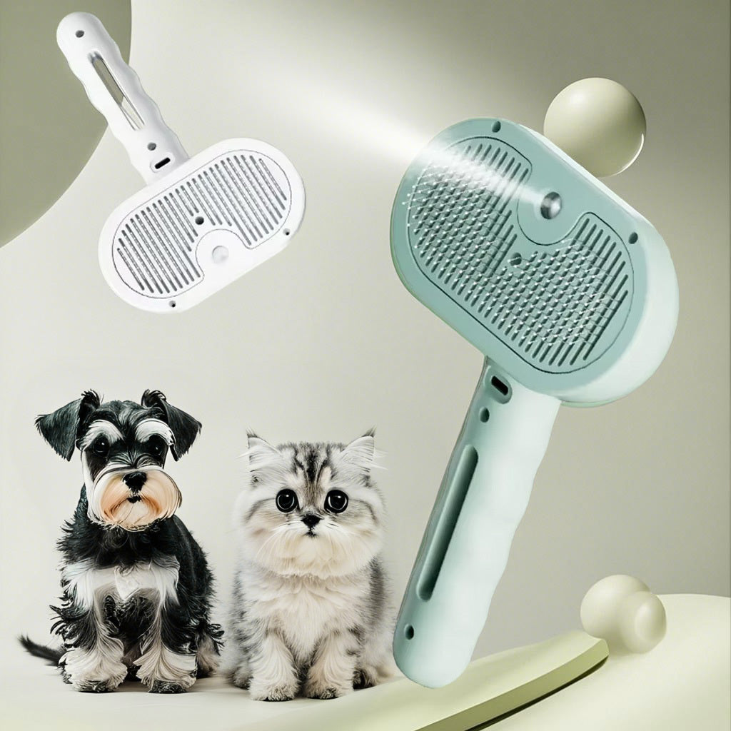 Pet Grooming Spray Comb – Hair Remover & Dematting Brush for Cats & Dogs Petcare