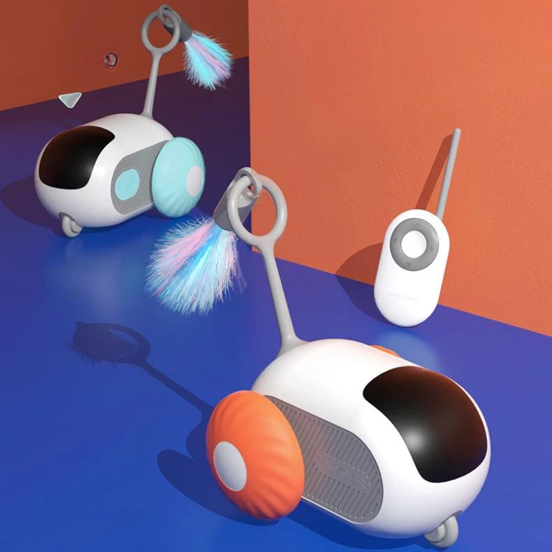 Remote Control Interactive Cat Car Toy – USB Rechargeable, Automatic Chase, Smart Motion Petcare