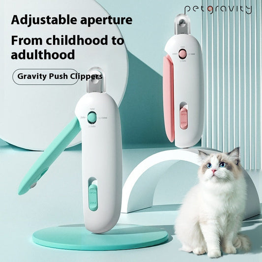 Cat Nail Scissors With Gravity Push Scissors Petcare
