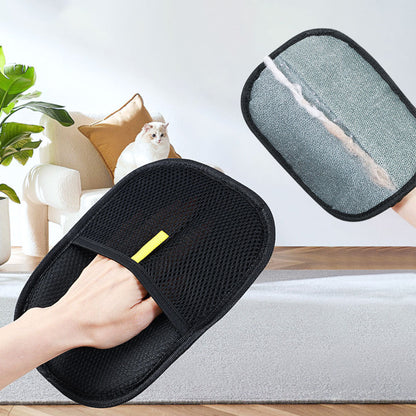 Pet Hair Remover Mitt Pet Hair Remover Gloves Deshedding Brush Glove For Dog Cat Rabbit With Long Short Curly Hair Petcare