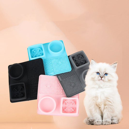 Silicone Multifunctional Pet Slow Feeding Bowl Licking Mat LoyalTails