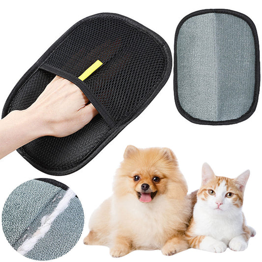 Pet Hair Remover Mitt Pet Hair Remover Gloves Deshedding Brush Glove For Dog Cat Rabbit With Long Short Curly Hair Petcare