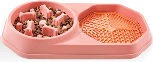 Slow Feeder Dog Bowl – Puzzle Anti-Gulping Interactive Bowl for Dogs Petcare