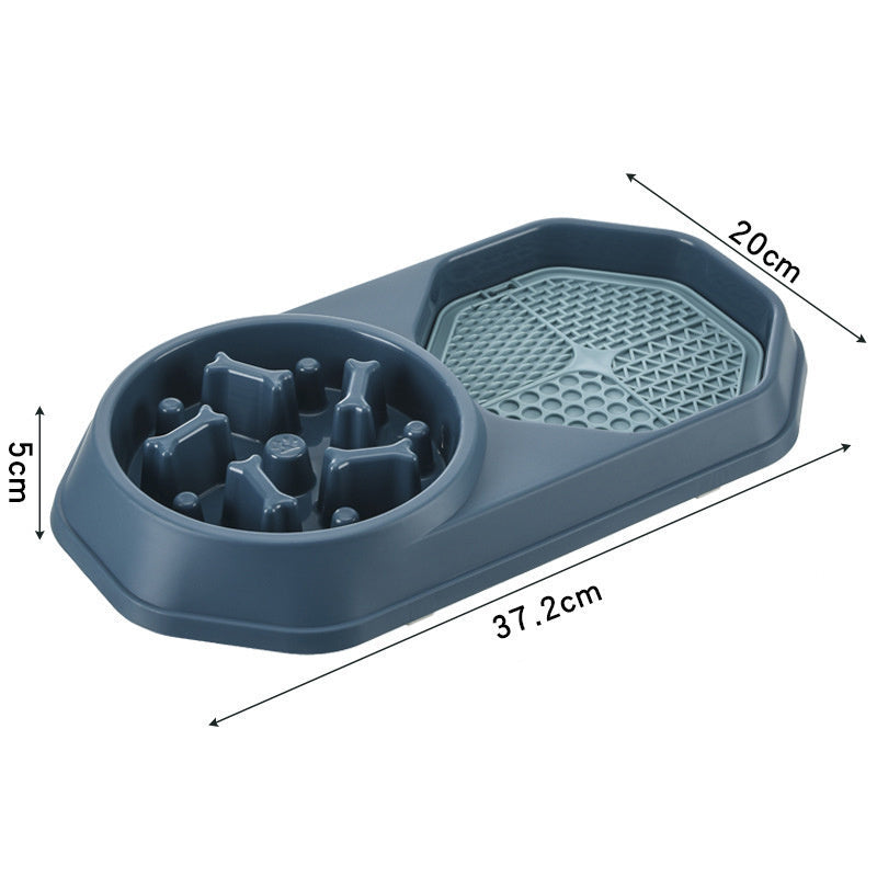 Slow Feeder Dog Bowl – Puzzle Anti-Gulping Interactive Bowl for Dogs Petcare