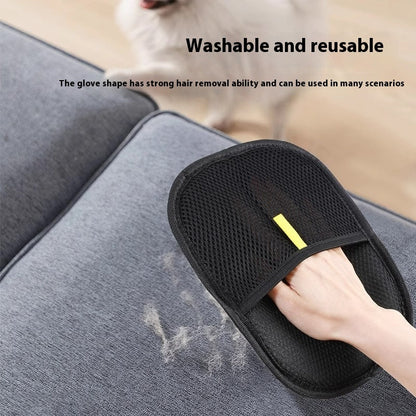 Pet Hair Remover Mitt Pet Hair Remover Gloves Deshedding Brush Glove For Dog Cat Rabbit With Long Short Curly Hair Petcare