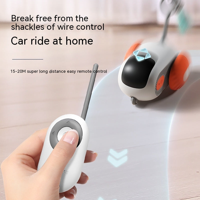 Remote Control Interactive Cat Car Toy – USB Rechargeable, Automatic Chase, Smart Motion Petcare