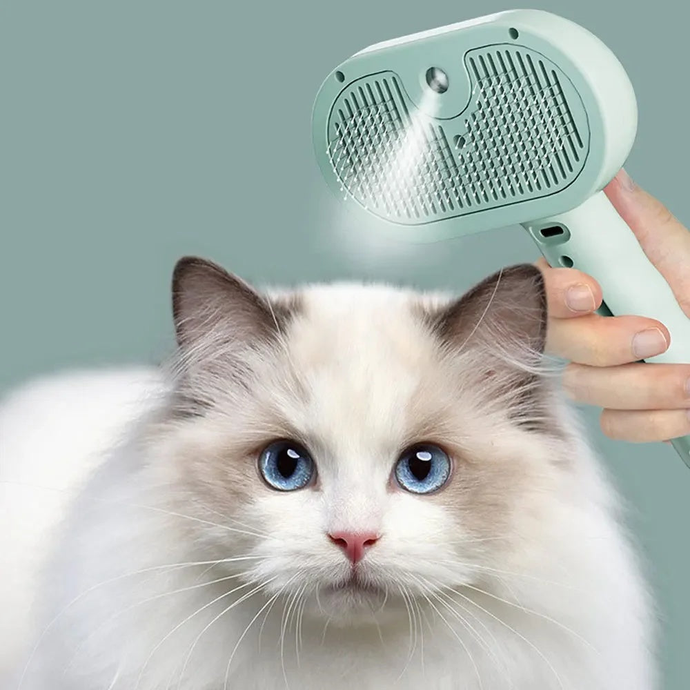 Pet Grooming Spray Comb – Hair Remover & Dematting Brush for Cats & Dogs Petcare